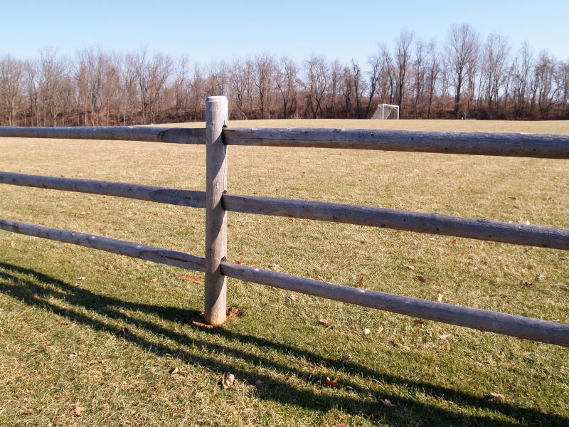 Wooden Ranch Fence