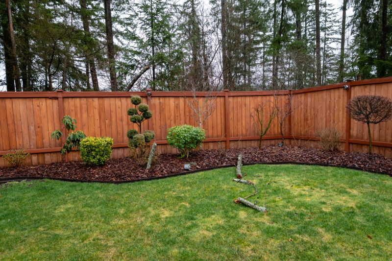 Landscaped Fence Finish